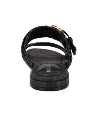 Women's Sameey Woven Slip-On Flat Sandals