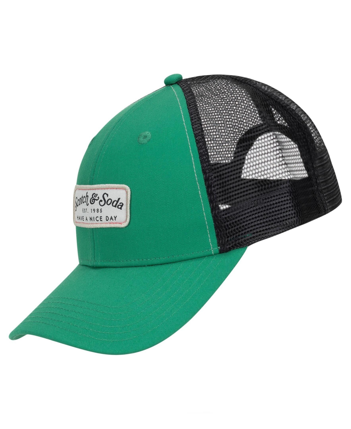 SCOTCH & SODA MEN'S HAVE A NICE DAY TRUCKER HAT 
