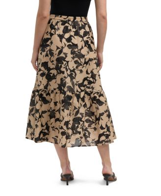 Women s Tiered Flowy Midi Skirt