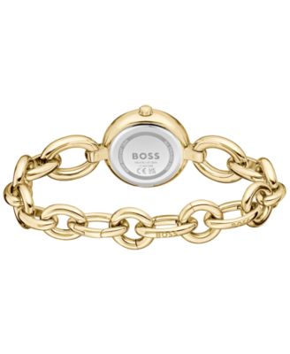 Women's Live Quartz Slim Ionic Plated Thin Gold-Tone Stainless-Steel Watch, 28mm