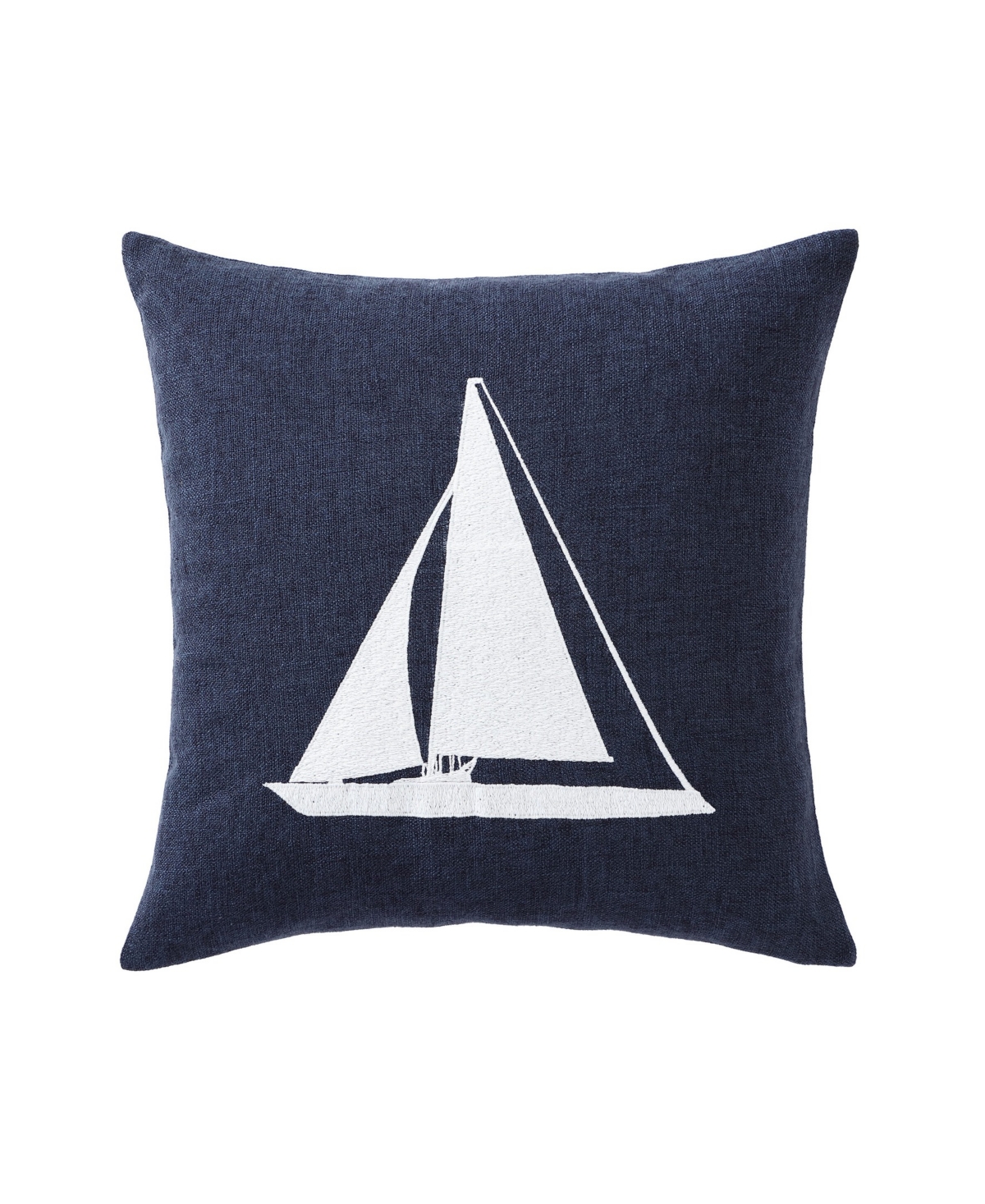 Nautica Sailboat Horizons Navy Decorative Pillow In Navy