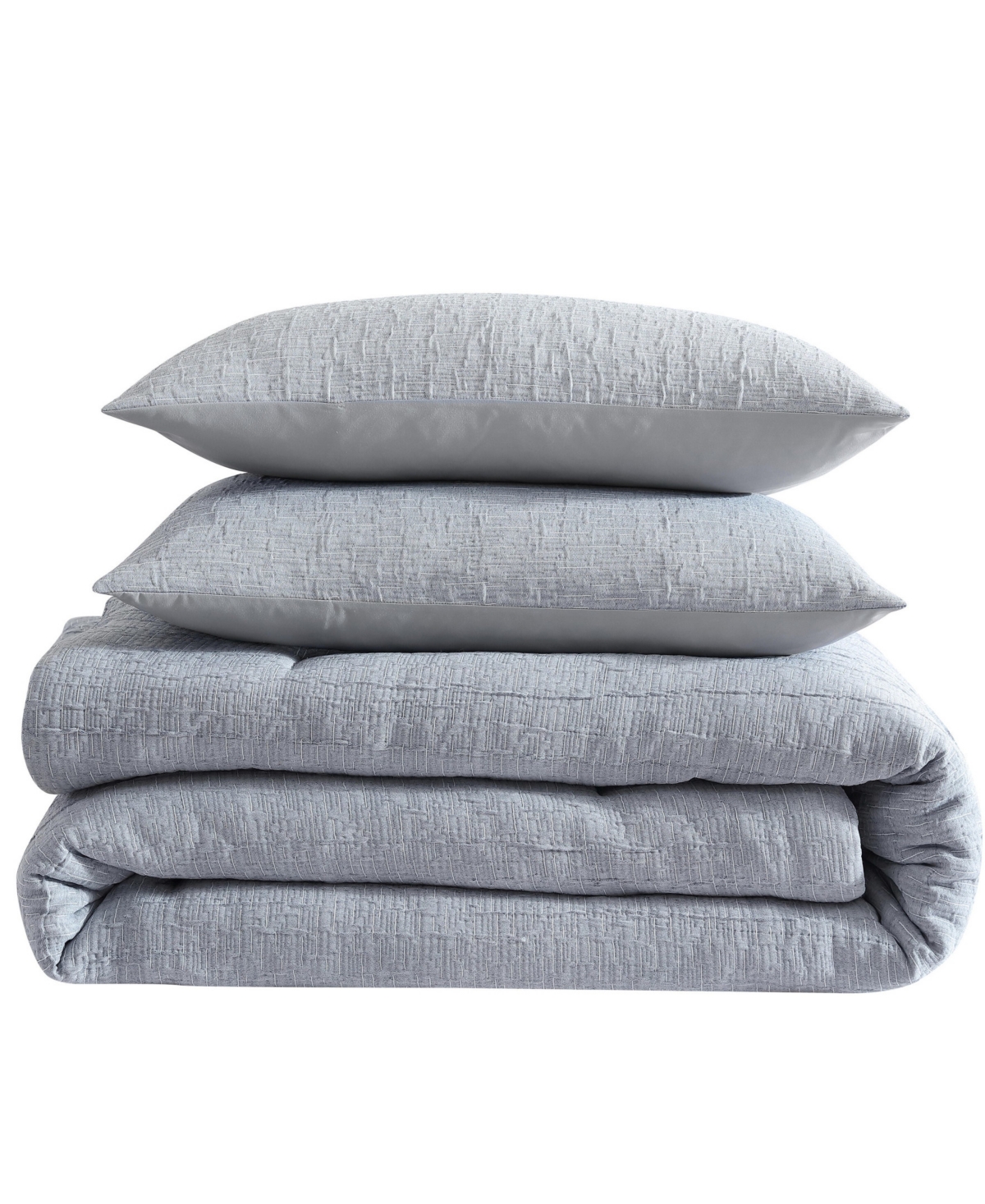 Nautica L Stitch Chambray 2-pc. Comforter Set, Twin In Gray