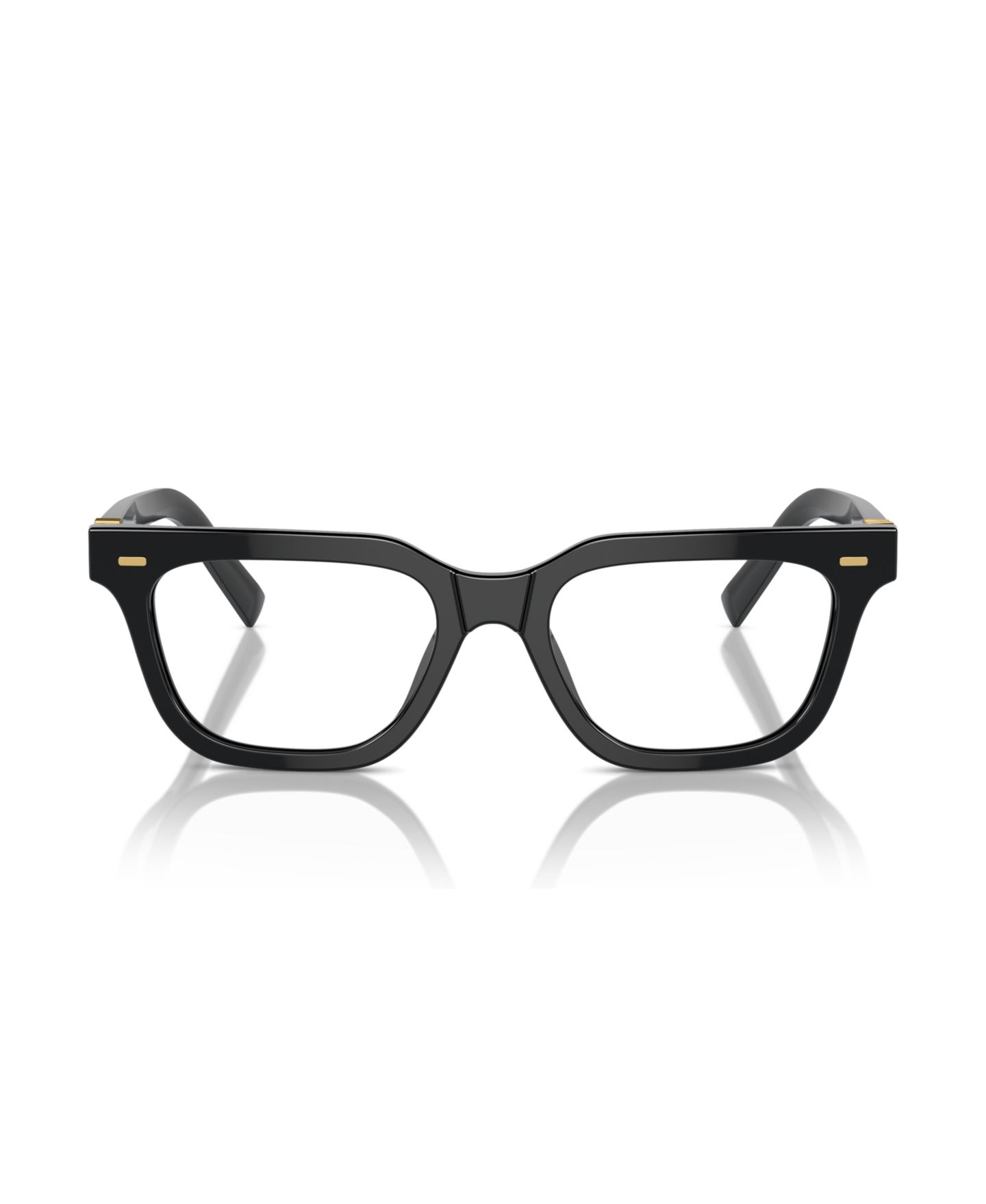 Женские очки MIU MIU Woman Rectangle Plastic MU 07XV Eyeglasses, цвет: Чёрный — фото 3