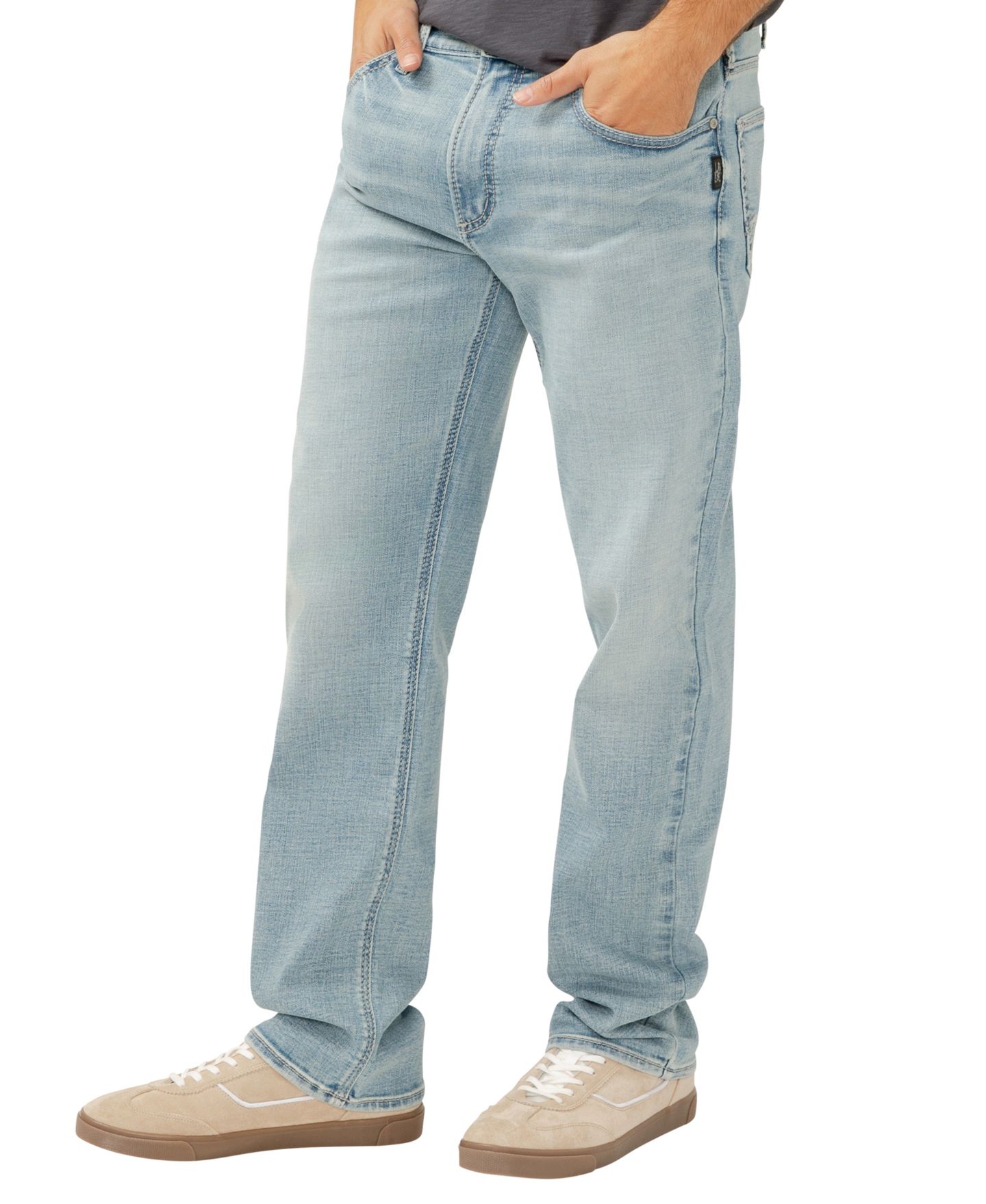 Мужские джинсы Silver Jeans Co. Grayson Classic-Fit, цвет: Индиго — фото 3