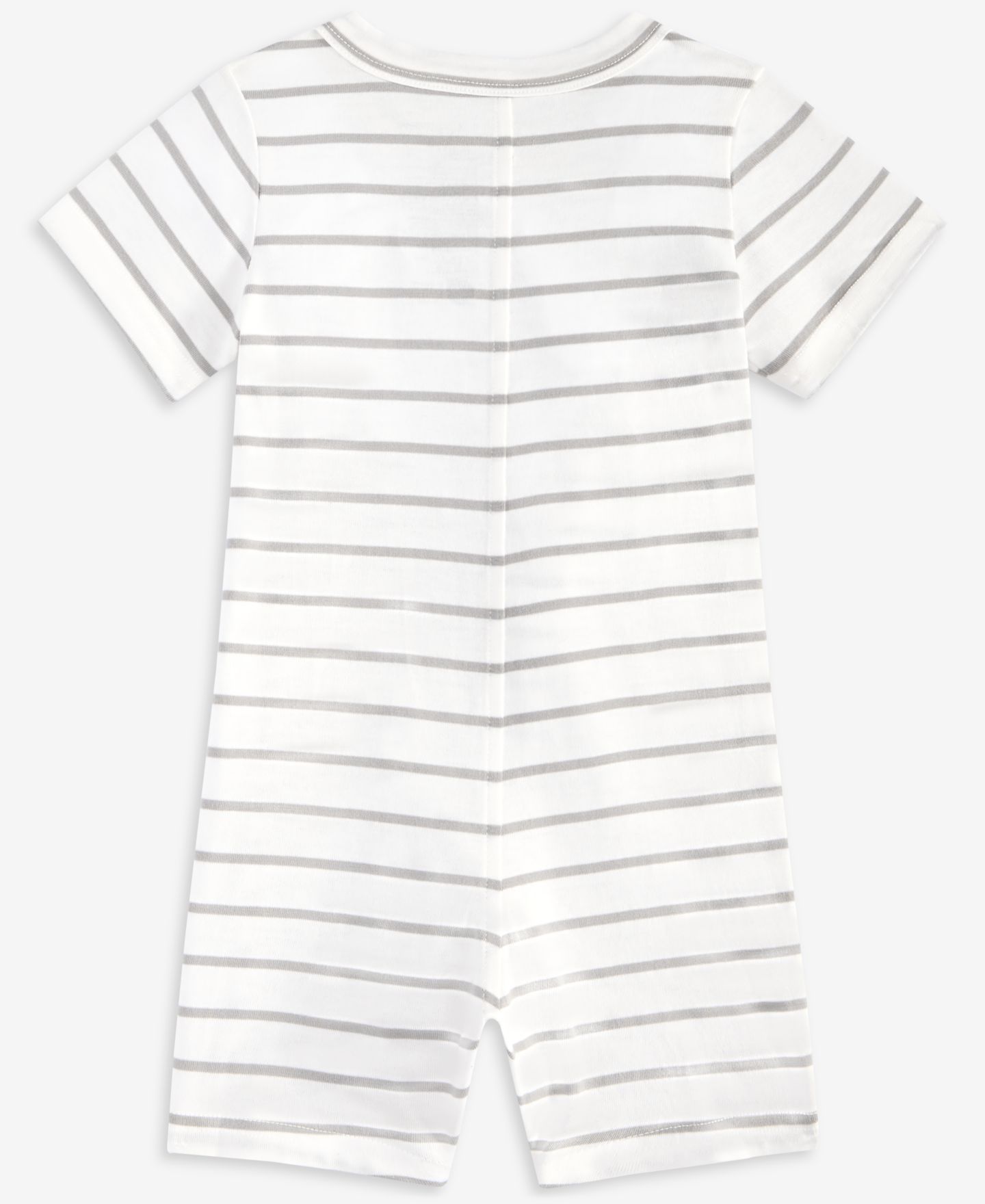 Комбинезон First Impressions Dinosaur Striped Romper для мальчиков-малышей, цвет: Серый — фото 2
