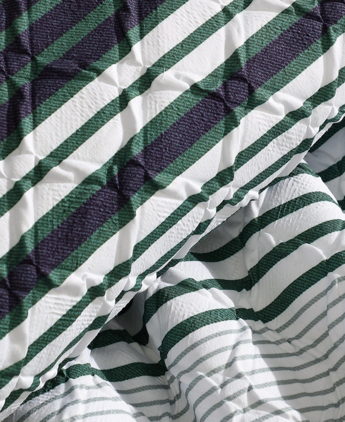 Nautica Lakefront Embossed Comforter Set In Navy,green