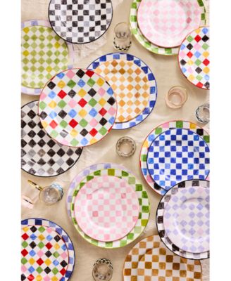 Multi Check Round Platter