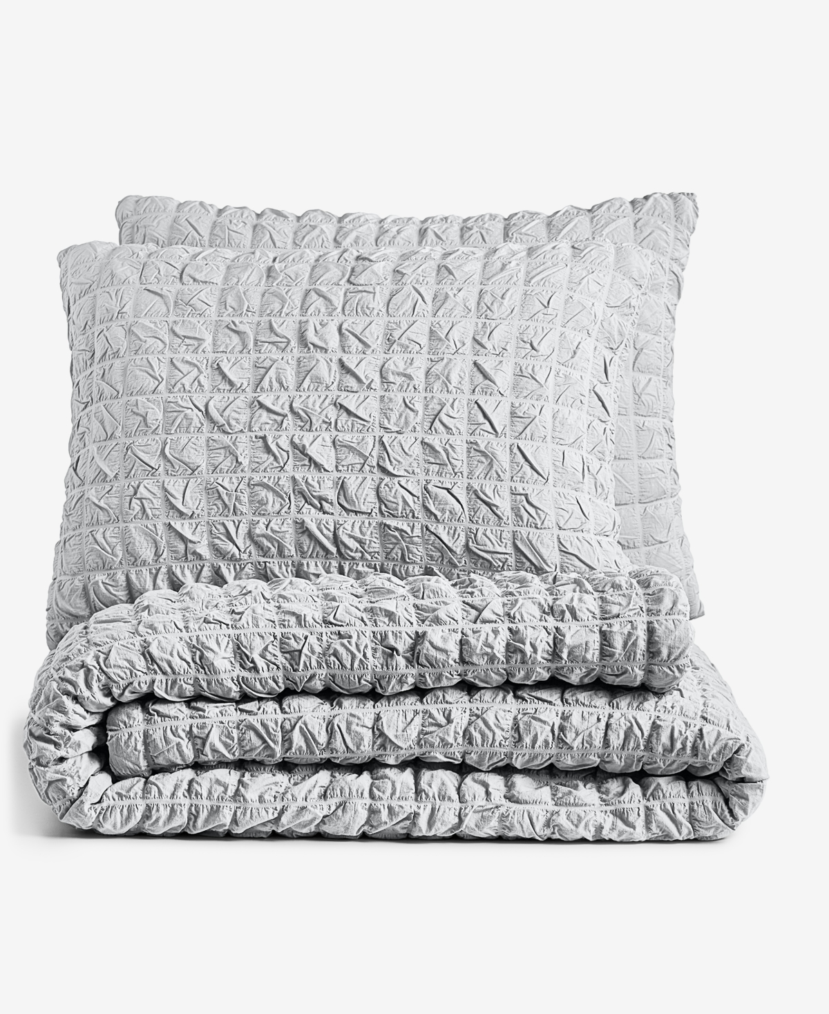 Arch Studio Seersucker 3-pc. Comforter Set, Full/queen, Exclusively At Macy's In Silver
