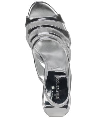 Women's Slo-Mo Vinyl Platform Wedge Sandals