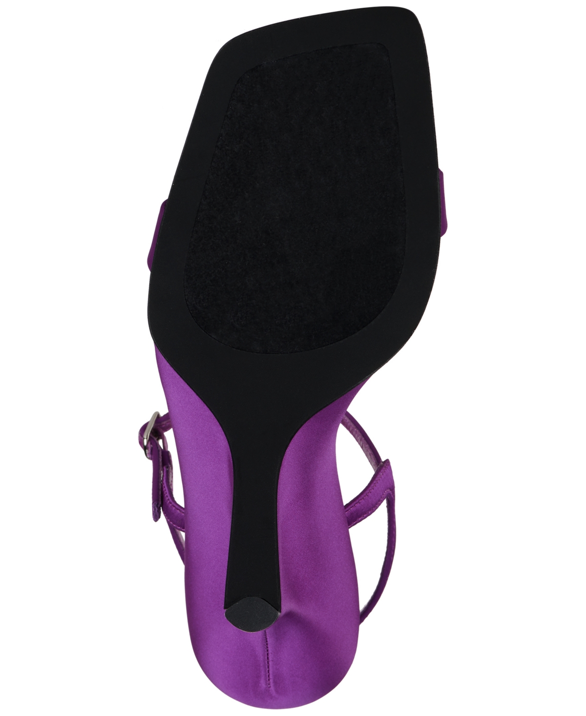 Jeffrey Campbell Kassandra Sculpted Two-piece Wedge Sandals In Purple Satin