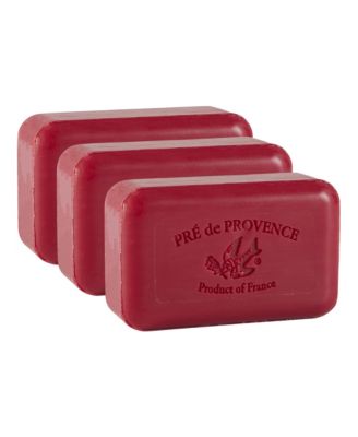Pre de Provence Moisturizing 150g French Soap Bar Quad-Milled Long Lasting Moisturizing Rich Creamy Lather Set of 3 - Cashmere woods 24$