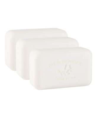Pre de Provence Moisturizing 150g French Soap Bar, Quad-Milled, Long Lasting, Moisturizing, Rich, Creamy Lather (Set of 3) - Sea salt
