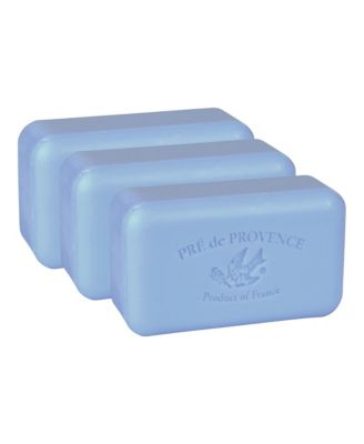 Pre de Provence Moisturizing 150g French Soap Bar, Quad-Milled, Long Lasting, Moisturizing, Rich, Creamy Lather (Set of 3) - Starflower