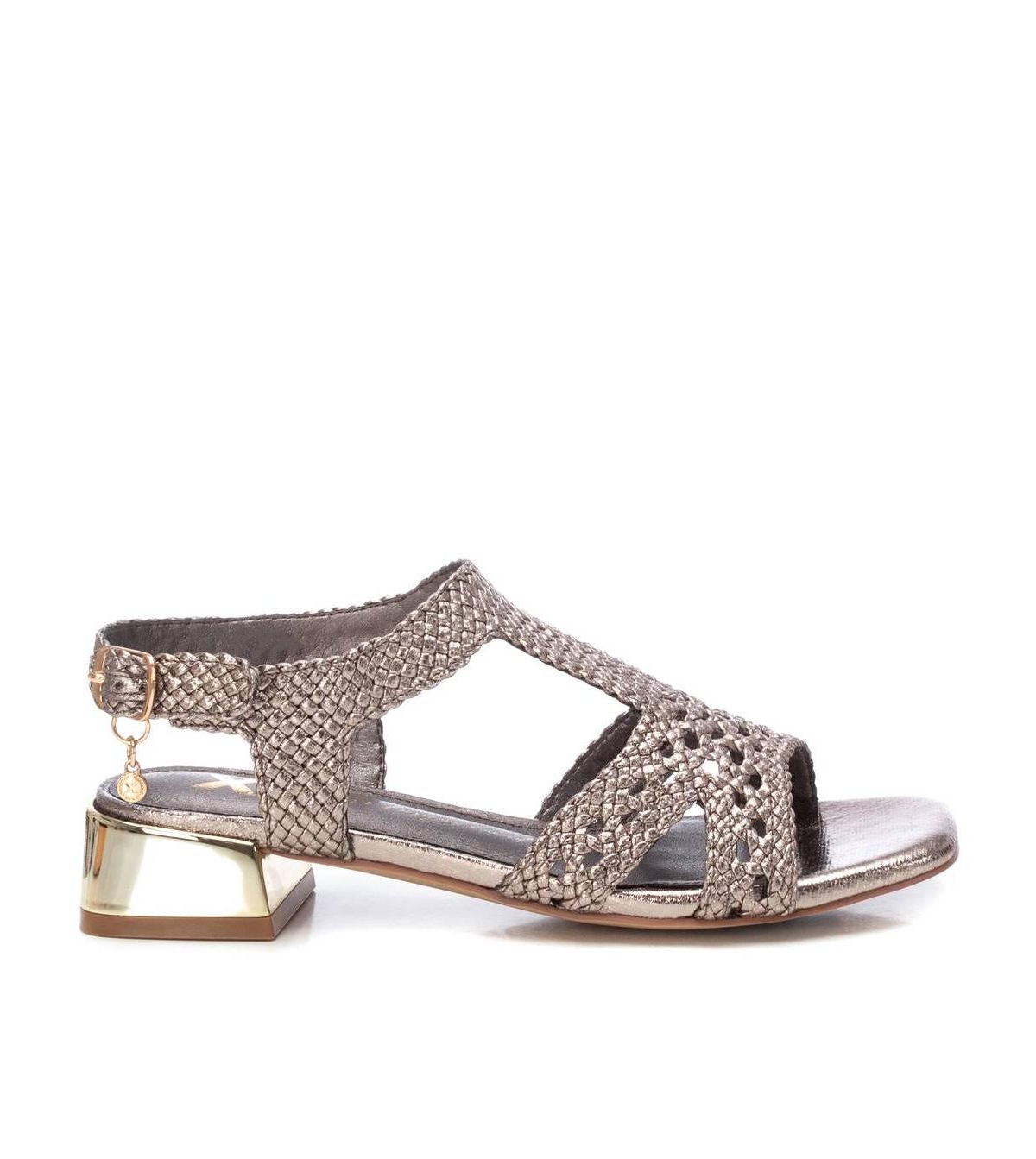 Women's Low Heel Sandals - Black