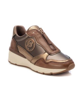 Carmela Collection Women's Leather Casual Sneakers By Xti