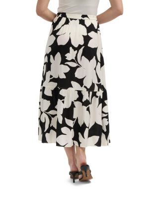 Women s Tiered Flowy Midi Skirt