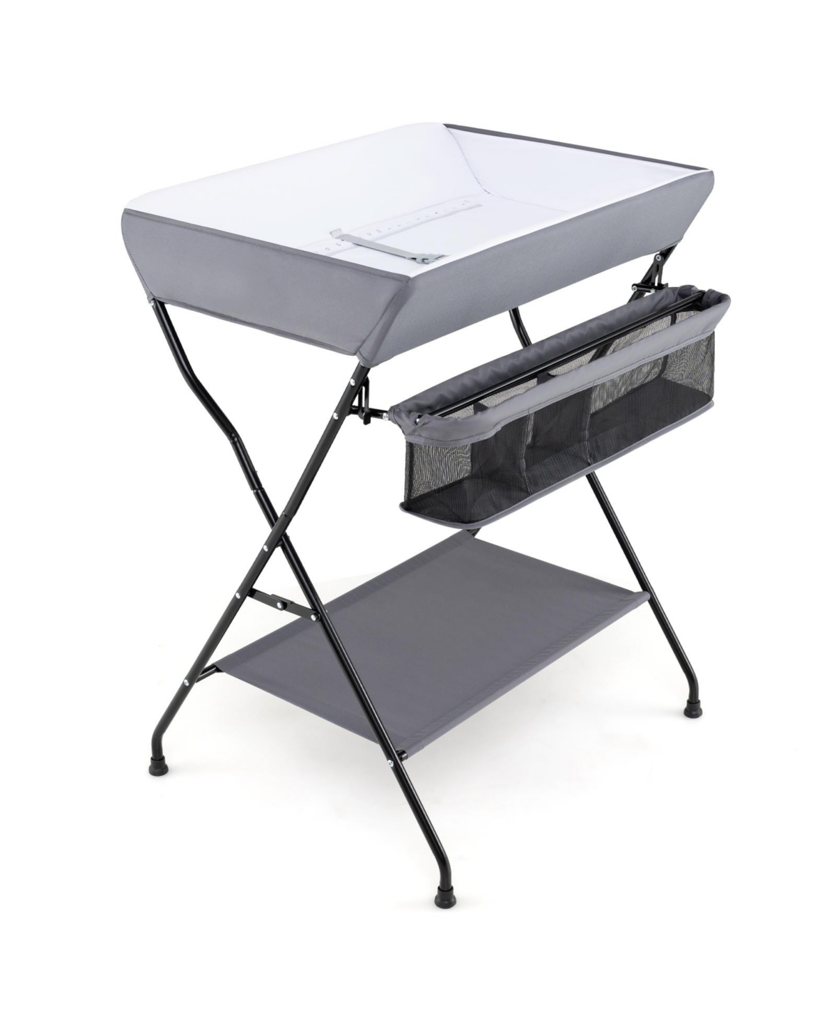 Gouun Baby Storage Folding Diaper Changing Table - Grey