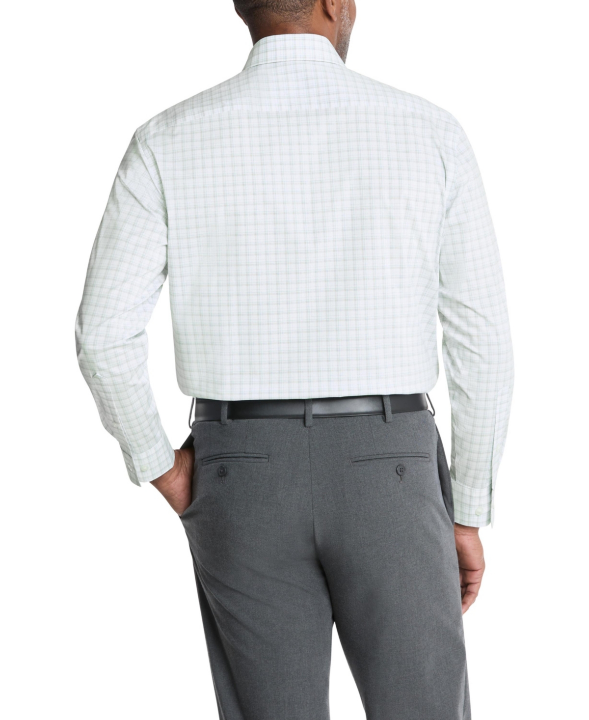 VAN HEUSEN MEN'S REGULAR FIT ULTRA WRINKLE FREE FLEX COLLAR DRESS SHIRT 