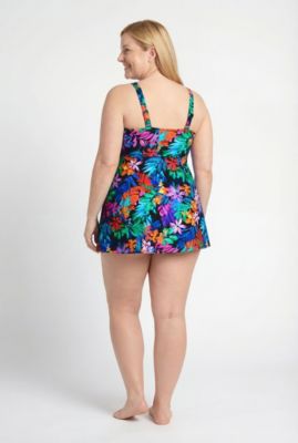 Women's Loop Strap Two-Piece Swimdress