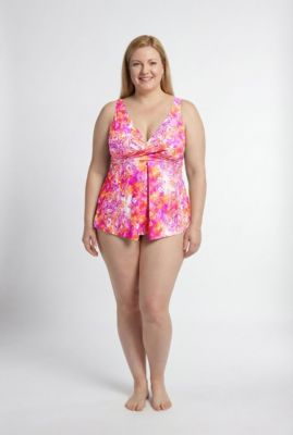 Women's V-Neck Twist Tankini Top