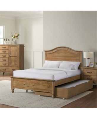 Highland Farmhouse Wood Twin/Full Side rails in Sand Dune