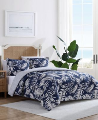 Nautica Marina Leaf Reversible 3-Pc. Comforter Set, Full/Queen