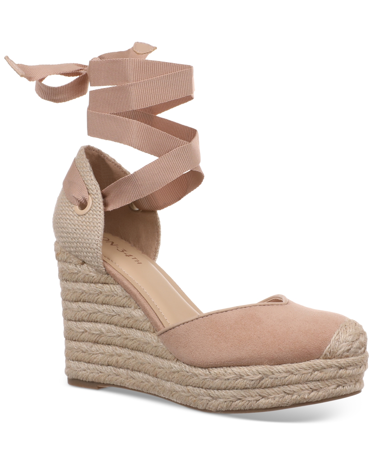 ON 34TH MELINDAA ESPADRILLE WEDGE SANDALS, EXCLUSIVELY AT MACY'S 