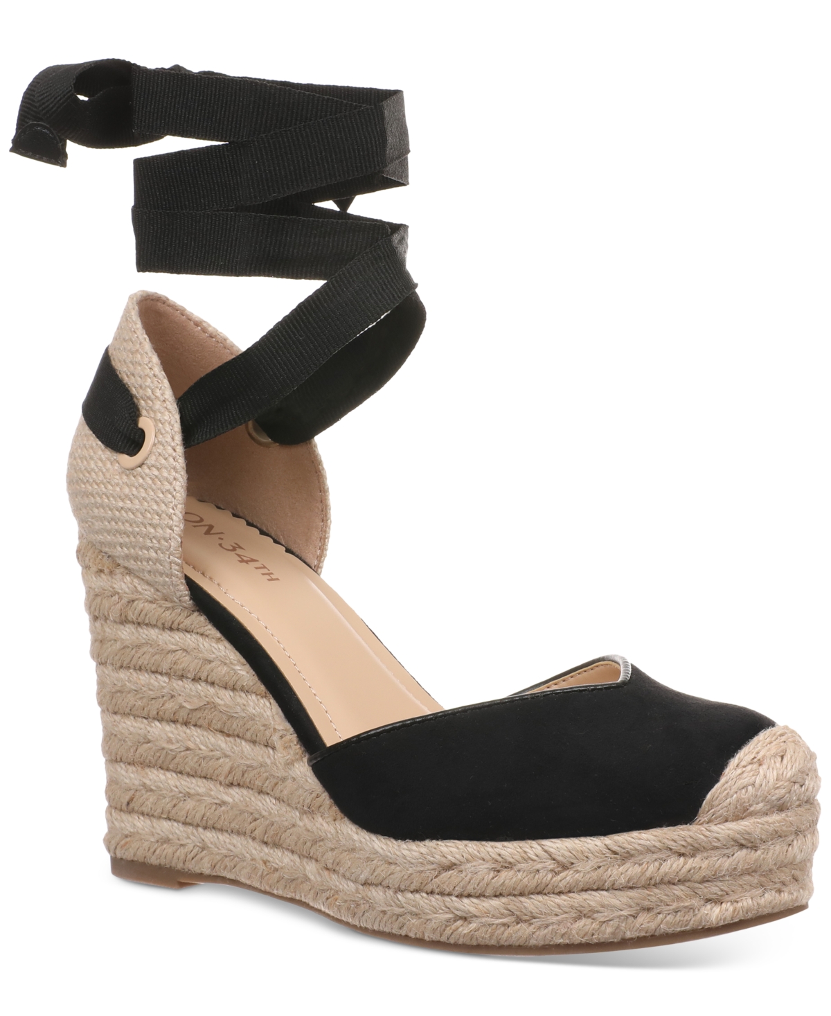 Melindaa Espadrille Wedge Sandals, Exclusively at Macy's - Nude Micro