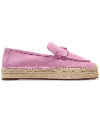Women's Camilla Logo Espadrille Flat Suede Loafers