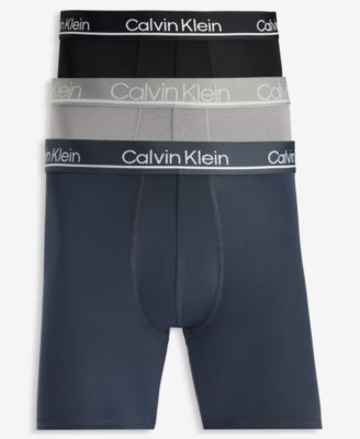 Men's Microfiber Plus Moisture-Wicking Boxer Briefs, Pack of 3 