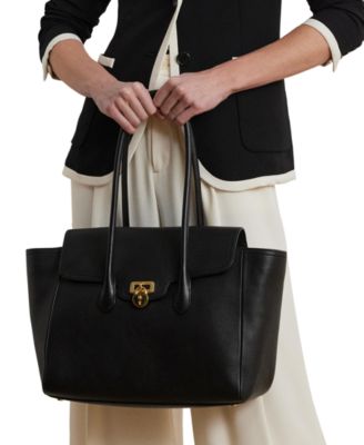 Pebbled Leather Extra-Large Tanner Satchel
