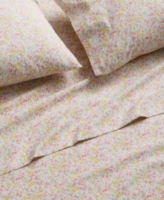 Charter Club 550 Thread Count Printed Cotton 3-Pc. Sheet Set, Twin, Exclusively at Macy’s