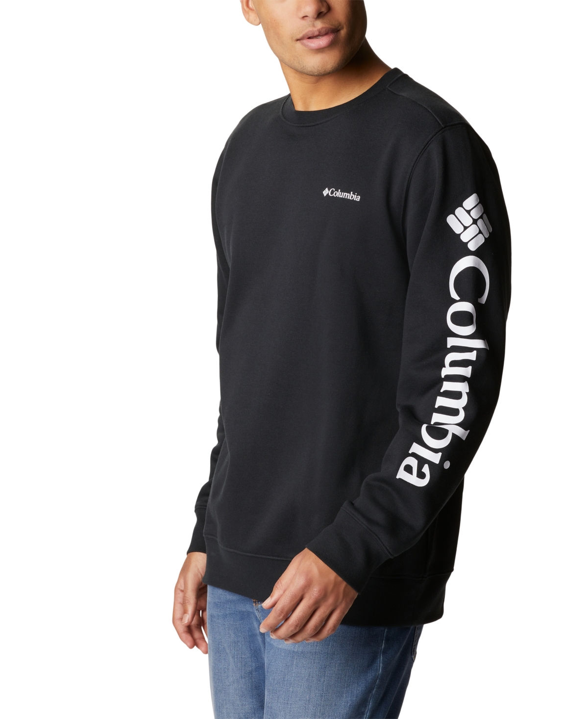COLUMBIA MEN'S GEM LOGO TREK CREW SWEATSHIRT 