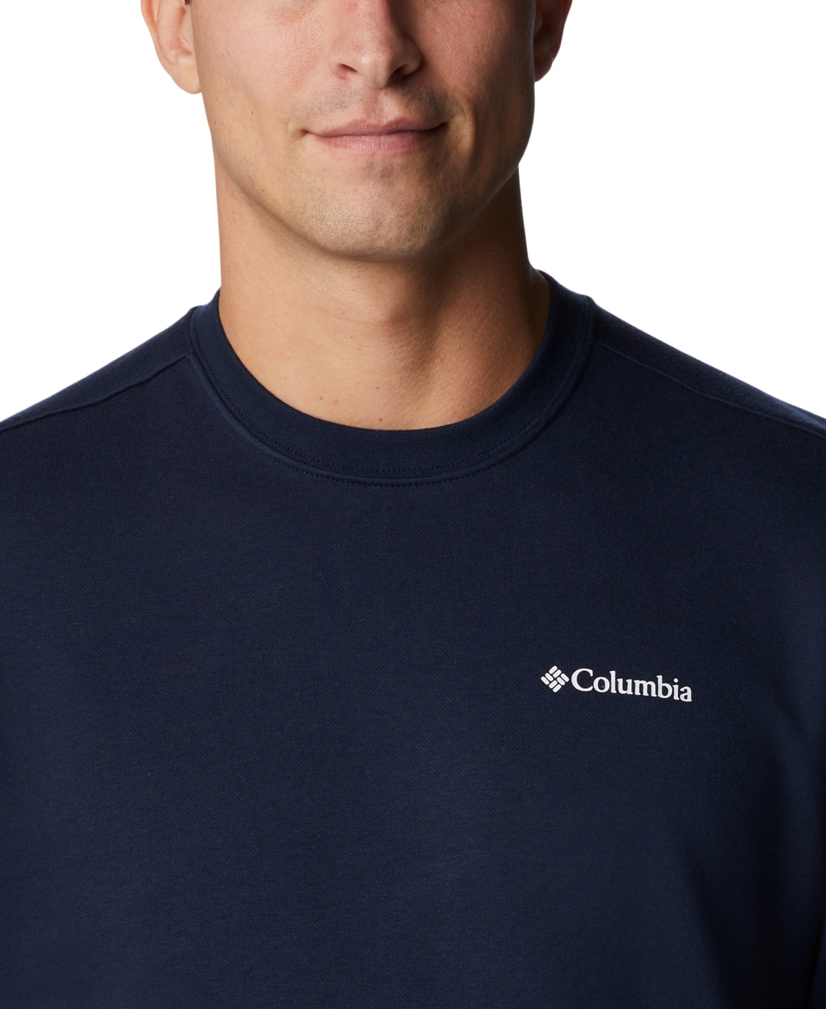 COLUMBIA MEN'S GEM LOGO TREK CREW SWEATSHIRT 