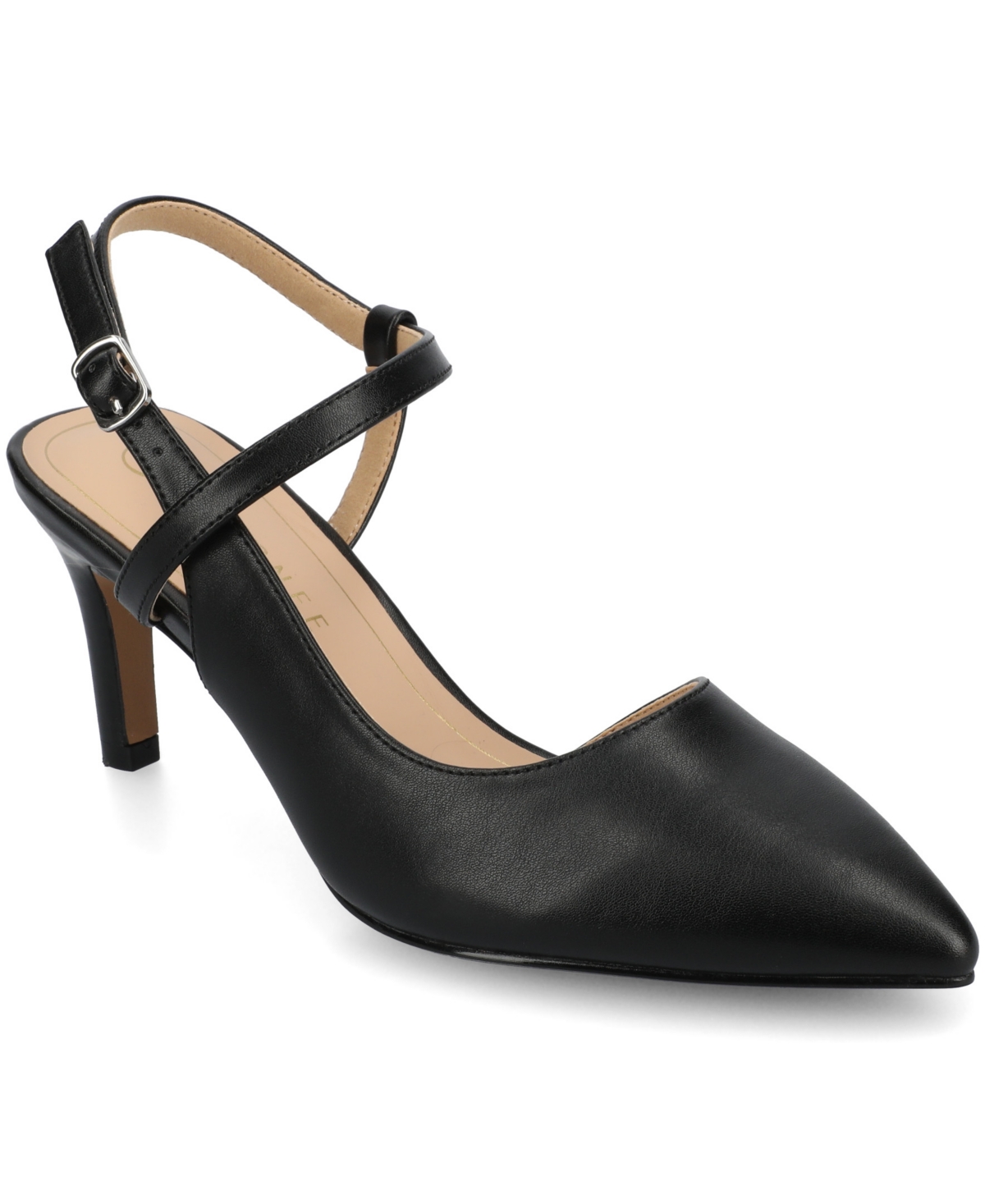 Shop Journee Collection Women's Scipio Pointed Toe Pumps In Black