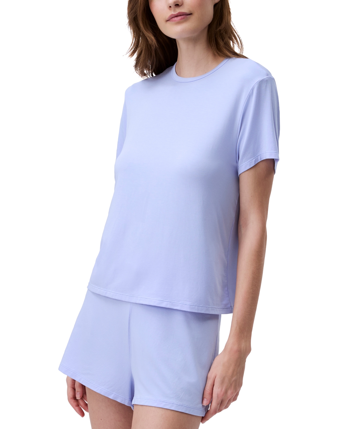 Calvin Klein Women's Short-sleeve Sleep Tee Qs7435 In Saltwater