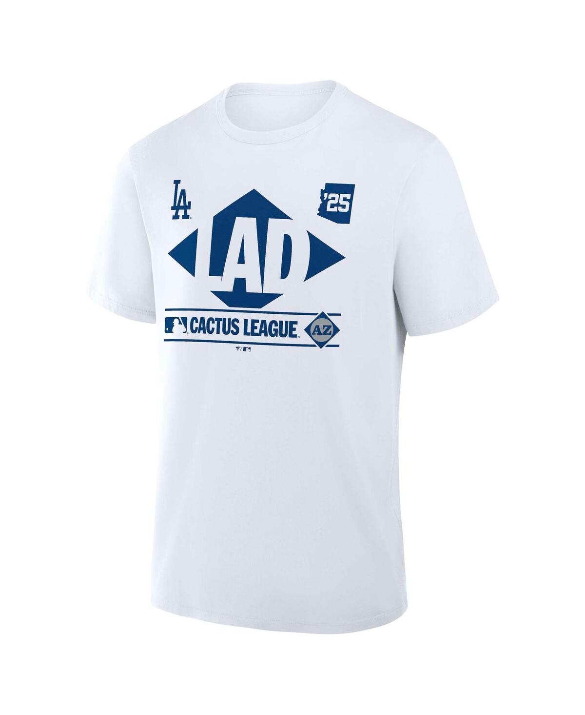 Fanatics Men's White Los Angeles Dodgers 2025 Spring Training Cactus League True Icon T-shirt In White