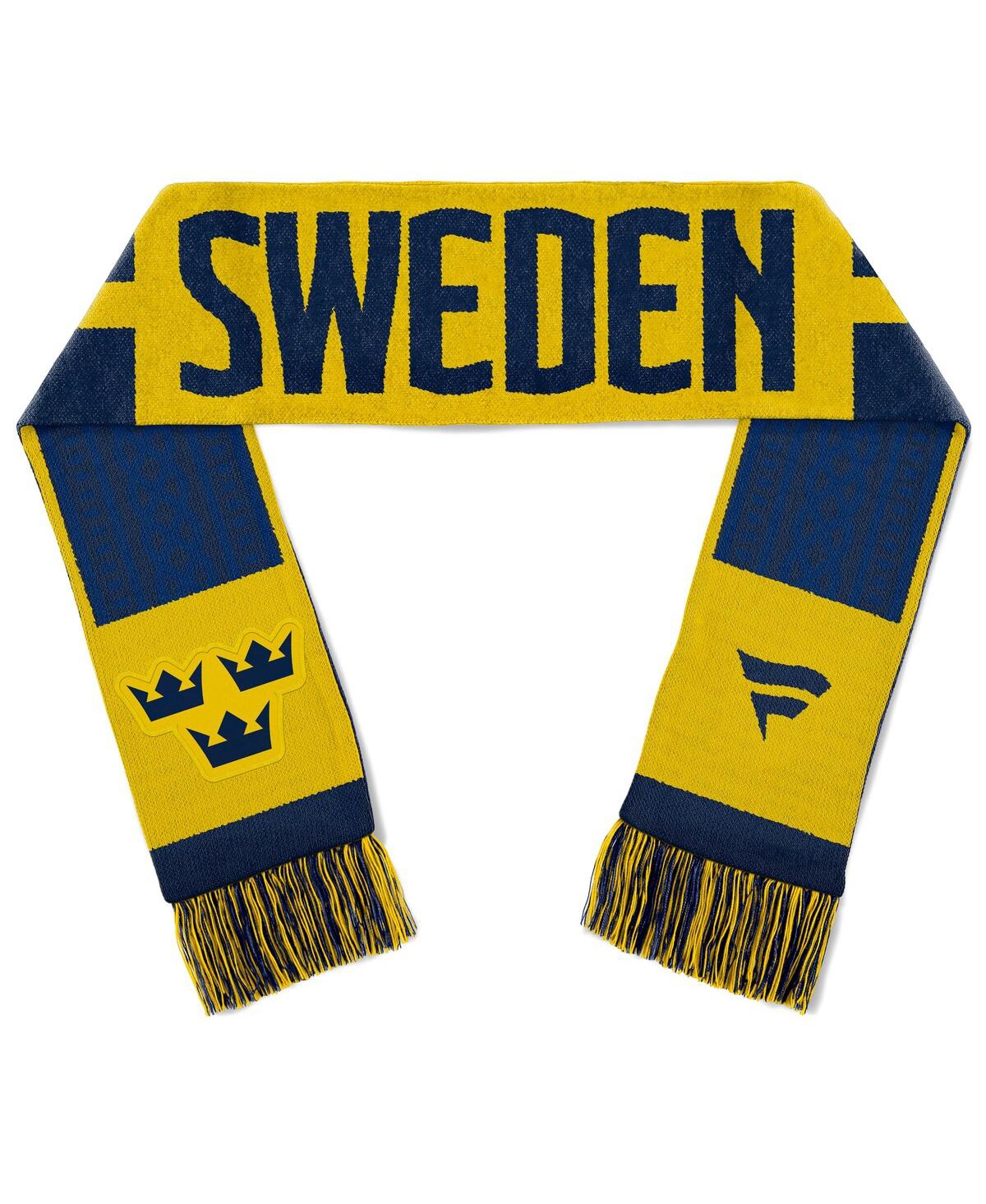 Fanatics Men's Sweden 2025 4 Nations Face-off Team Scarf In Athletic Navy