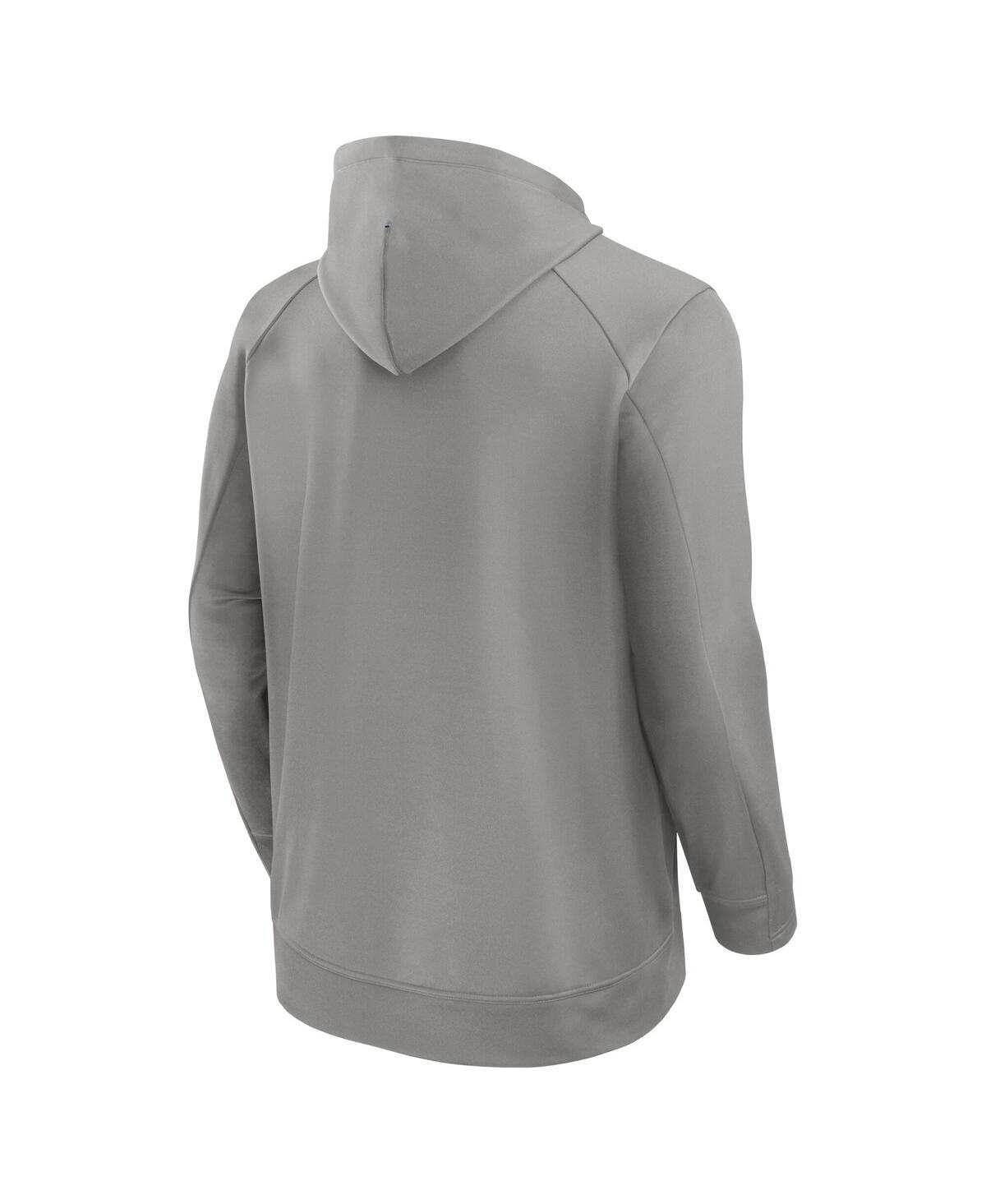Fanatics Men's Gray Nhl 2025 4 Nations Face-off Authentic Pro Fleece Pullover Hoodie In Gray