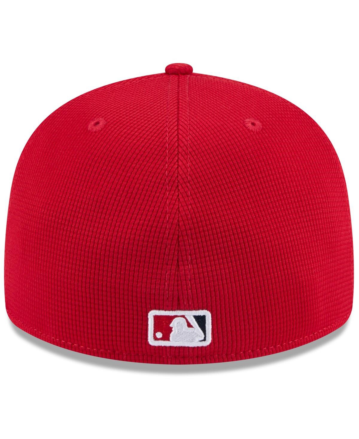 Shop New Era Men's Red Los Angeles Angels 2025 Spring Training Low Profile 59fifty Fitted Hat