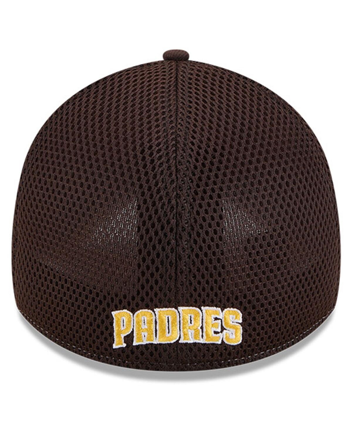 New Era Men's Gold/dark Brown San Diego Padres 2025 Spring Training 39thirty Flex Hat In Gold,dark Brown