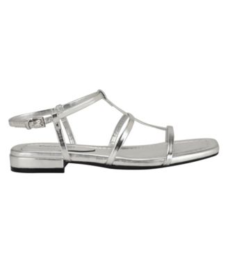 Women's Sallia Strappy Caged Flat Sandals