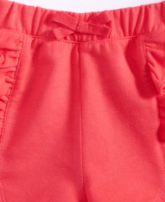 Baby Girls Mix and Match Ruffled French Terry Shorts, Exclusively at Macy's 