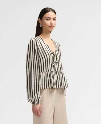 Women s Long Sleeve Peplum Top