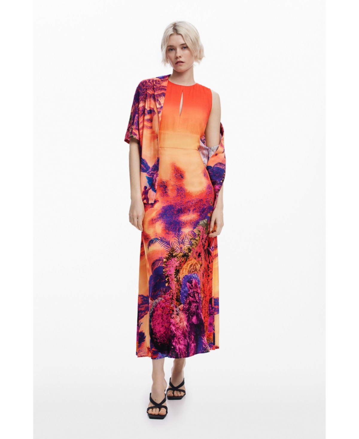 Women's Dress designed by Mr. Christian Lacroix - Dark pink