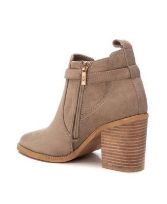 Women's Suede Ankle Booties By XTI