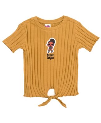 Little Girls Fierce T-Shirt and Flare Pants Outfit Set