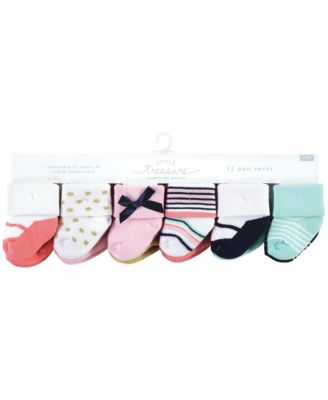 Treasure 24 Pairs of Comfort Knit Terry Socks