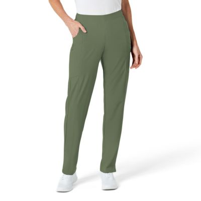 Petite W123 Flat Front Cargo Scrub Pant