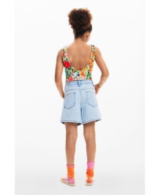 Girls Girls's Tropical print swimsuit